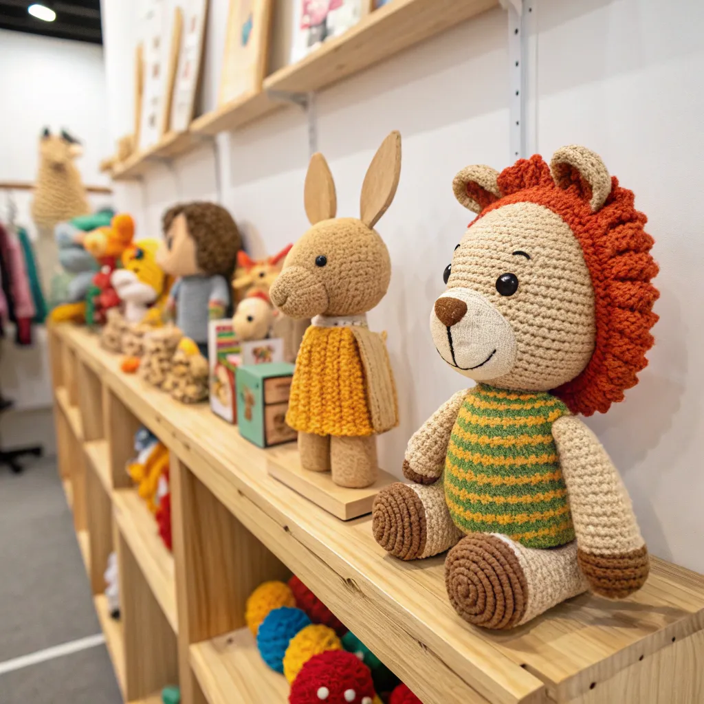 Handmade toy display